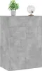 vidaXL Botník betonový šedý 60x35x84 cm odvozený dřevěný Náhled obrázku produktu 5