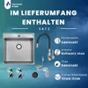 VBChome Nerezový dřez s baterií 49x48x21 cm Inox Hladký Náhled obrázku produktu 9