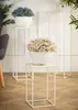 HowHomely Modern Pflanzenständer, Blumenhocker aus Metall Produktbild-Vorschau 4