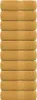 vidaXL Waschhandtücher 10 Stück FROGN Gold 30x30 cm 100% Produktbild-Vorschau 1