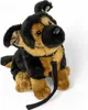 A plush German Shepherd dog sitting with a leash. Náhled obrázku produktu
