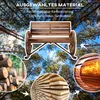 Outsunny Schaukelbank aus Holz, Gartenbank mit Armlehne, Produktbild-Vorschau 5