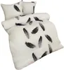 Thermofleece Mikrofaser Bettwäsche Set 200x220 cm Weiß Produktbild-Vorschau 2