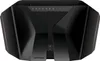 A black Netgear Nighthawk wireless router is shown from a front-facing, slightly elevated angle against a white background. Podgląd zdjęcia produktu