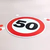 Metallschild mit Verkehrszeichen als Dekoration zum 50. Produktbild-Vorschau 5