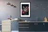 MuchoWow® Gerahmtes Poster Katze - Blumen - Tiere - Produktbild-Vorschau 5