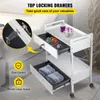 SucceBuy carrello da laboratorio, carrello multiuso a 2 Anteprima dell’immagine prodotto 6