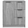 vidaXL Príborník Grey Sonoma 60x30x70 cm odvodený výrobok z Náhľad obrázku produktu 3