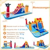 DREAMADE Aufblasbare Wasserrutsche, 6-in-1-Wasserpark mit Produktbild-Vorschau 6