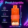 40er Set LED Fingerlichter, bunte Leuchtringe für Party, Produktbild-Vorschau 2