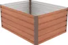 Vyvýšený záhon G21 Daisy 120 x 90 x 52 cm, plechový, hnědý Náhled obrázku produktu 11