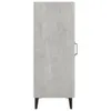 The Living Store Sideboard Betongrau 34,5x34x90 cm Produktbild-Vorschau 7