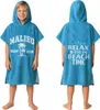 Badeponcho Kinder Poncho Handtuch - Mädchen Jungen Surf Produktbild-Vorschau 2