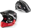 Kask dziecięcy z odpinana szczęką 2w1 ROCKBROS TT-32005 Red Podgląd zdjęcia produktu 3