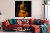 MuchoWow® Poster Akustische Gitarre auf schwarzem Produktbild-Vorschau 2