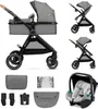 Kinderkraft ESME - multifunktionaler 3-in-1-Kinderwagen - Produktbild-Vorschau 1