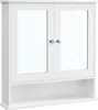 Armoire de toilette Barkley | 56,5 x 13 x 58,5 cm | Blanc Voir les images du produit 1