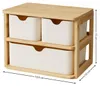 HOWHOMELY | Contenitore - Cassetti - beige - marrone - 19 x Anteprima dell’immagine prodotto 3