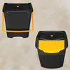 Two black and yellow trash bins are shown against a light beige background. Náhľad obrázku produktu