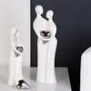 Scultura coppia con cuore in Vetroceramica 39 cm figura Anteprima dell’immagine prodotto 3