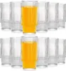 Vilde | Trinkgläser Set - 12 Stück - Geriffeltes Glas - 320 Produktbild-Vorschau 1