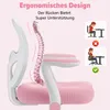 HOFFREE Dětská židle k psacímu stolu Ergonomická otočná Náhled obrázku produktu 7