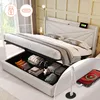 okwish Letto matrimoniale imbottito 160x200 cm, con Anteprima dell’immagine prodotto 2