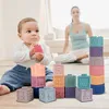 Miękkie klocki sensoryczne dla maluszka 27 szt Podgląd zdjęcia produktu 9