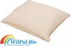 A beige pillow is shown against a white background. Produktbild-Vorschau