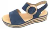 Gabor Sandalette 550.36, Rauleder, Blau, Damen Produktbild-Vorschau 9