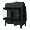 Kamineinsatz aus Stahl ZIBI DECO links 11 kW Ø 180 schwarz Produktbild-Vorschau 2