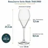 Rona MODE Champagnerkelche 240ml | Schaumweingläser 6er Set Produktbild-Vorschau 4