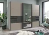Schwebetürenschrank Kleiderschrank 270 cm 3-türig Produktbild-Vorschau 3