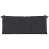 vidaXL Coussins de banc de jardin 2 pcs. noir 120x50x7 cm Voir les images du produit 5