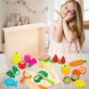 Magnetisches XXL-Holzspielset Obst & Gemüse zum Schneiden – Produktbild-Vorschau 7