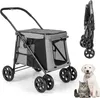 GOPLUS Hundewagen klappbar, Hundebuggy für Hunde & Katzen Produktbild-Vorschau 1