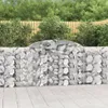 Gabionen mit Hochbogen 2 Stk. 300x30x100/120cm Verzinktes Produktbild-Vorschau 2