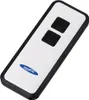 A white and black Novoferm garage door remote control with two black buttons. Produktbild-Vorschau