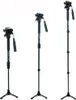 Monopod 2w1 z Nóżkami i Głowicą Olejową / Video Podgląd zdjęcia produktu 4