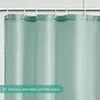 Douchegordijn, textiel, mintgroen, 90x180 cm, Productafbeelding-voorbeeld 3
