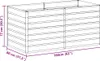 vidaXL Lit surélevé brun clair 160 x 80 x 77 cm Acier Voir les images du produit 7