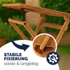 CASARIA® Balkonmöbel Set 2 Personen Wetterfest Holz Produktbild-Vorschau 6