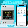 elektroměr 6 v 1 WiFi na DIN lištu 100A AC40-300V Digitální Náhled obrázku produktu 5