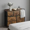 Comodino Relaxdays, 7 cassetti in tessuto, stile Anteprima dell’immagine prodotto 2