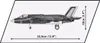 COBI 5830 Forces armées F-35B Lightning II, 1:48, 594 k, 1 Voir les images du produit 15