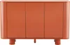 Credenza moderna rettangolare a 3 ante, larga 120 cm, Anteprima dell’immagine prodotto 4
