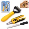 3-in-1 Tierpflege-Set: Entfilzungskamm, Krallenschere & Produktbild-Vorschau 1