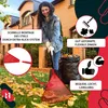 KOTARBAU® Bladhark - Tuinhark van Kunststof - 48 cm - Rood Productafbeelding-voorbeeld 8