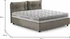 Einzelbett Albina, Containerbett mit Stoffbespannung, 100%  Produktbild-Vorschau 3