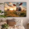 MuchoWow® - Leinwandbilder - Kuh - Wiese - Tierportrait - Produktbild-Vorschau 2